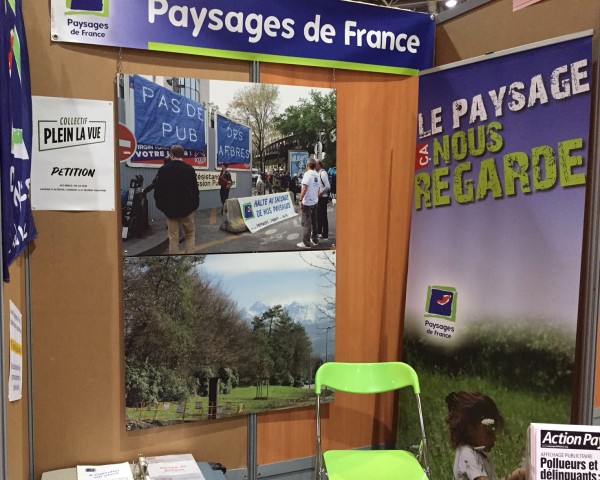 Stand Paysages de France au salon PRIMEVERE : l'OCCASION de dire NON à la POLLUTION à LYON